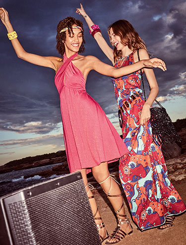 Vestido de fiesta de punto lúrex - rojo - MAX&Co.